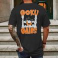 Goku Gains Mens Back Print T-shirt Gifts for Men