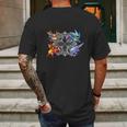 Golden Sun Djinn Shirt Mens Back Print T-shirt Gifts for Men