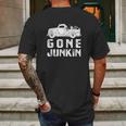 Gone Junkin Mens Back Print T-shirt Gifts for Men