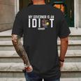 My Governor Is An Idiot Illinois Triggered Freedom Shirt Mens Back Print T-shirt Gifts for Men