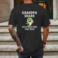 Grandpa Shark Doo Doo Doo Baby Shark Mens Back Print T-shirt Gifts for Men