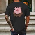 Gravity Falls Pig Boss Mens Back Print T-shirt Gifts for Men