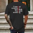 Great Wright Gilmour Waters Mason Barrett Mens Back Print T-shirt Gifts for Men