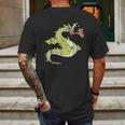 Grim Matchstick And Living Fireball Graphic Mens Back Print T-shirt Gifts for Men