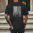 Grunt Style Rifle Flag Mens Mens Back Print T-shirt Gifts for Men