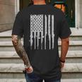 Grunt Style Rifle Flag Mens Mens Back Print T-shirt Gifts for Men