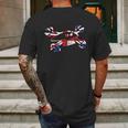 Guy-Martin-Skull-Logo-Union-Jack-Motorbike Mens Back Print T-shirt Gifts for Men