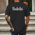 Habibi Perfect Muslim Honeymoon Arabic Wedding Mens Back Print T-shirt Gifts for Men