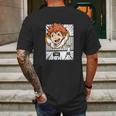 Haikyuu Funny Hinata Mens Back Print T-shirt Gifts for Men