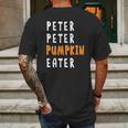 Halloween Costume Peter Peter Pumpkin Eater Mens Back Print T-shirt Gifts for Men