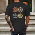 Halloween El Dia De Los Muertos Dead Day Pumpkin Vintage Mens Back Print T-shirt Gifts for Men