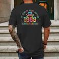 Happy 34Th Birthday Vintage July 1988 34 Years Old Mens Back Print T-shirt Gifts for Men