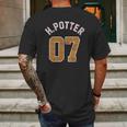 Harry Potter Quidditch No 7 Mens Back Print T-shirt Gifts for Men