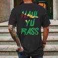 Haul Yu Rass Guyanese Guyana Afro Pride Creole Mens Back Print T-shirt Gifts for Men