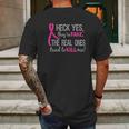 Heck Yes They Are Fake Ladies Mens Back Print T-shirt Gifts for Men