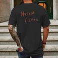 Hector Lives Mens Back Print T-shirt Gifts for Men