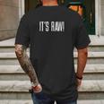 Hells Kitchen Its Raw Mens Back Print T-shirt Gifts for Men