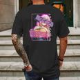 Hentai Vaporwave Concept Design Lewd Japanese Oppai Girl Mens Back Print T-shirt Gifts for Men