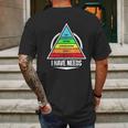 Hierarchy Of Needs Psych Mens Back Print T-shirt Gifts for Men