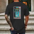 High Priestess Tarot Card Psychic Occult Metaphysical Mens Back Print T-shirt Gifts for Men