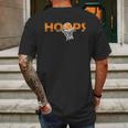 Hoops Basketball Mens Back Print T-shirt Gifts for Men