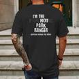 Im The Hot Psychotic Park Rnger Warning Funny Park Mens Back Print T-shirt Gifts for Men