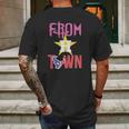 From Houston Town Mens Back Print T-shirt Gifts for Men