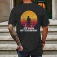 Im Your Huckleberry Western Quote Vintage Mens Back Print T-shirt Gifts for Men