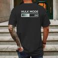 Hulk Mode On Funny Graphic Gym Workout Mens Back Print T-shirt Gifts for Men