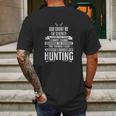 The Hunters Serenity Prayer Deer Hunting Mens Back Print T-shirt Gifts for Men