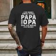 Ich Habe Zwei Titel Papa Amp Opa Und Ich Rocke Beide Mens Back Print T-shirt Gifts for Men