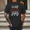 Ill Trade My Soul For Some Vto Halloween Mens Back Print T-shirt Gifts for Men