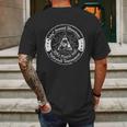 Illuminati Bbq Mens Back Print T-shirt Gifts for Men