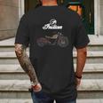 Indian Motorcycles Retro T-Shirt Mens Back Print T-shirt Gifts for Men