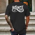 Infinite Lists Logo 2 Mens Back Print T-shirt Gifts for Men