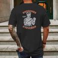 Inmate With Tattoo Mens Back Print T-shirt Gifts for Men