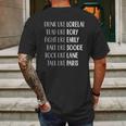 Instant Message Gilmore Girls Name List Mens Back Print T-shirt Gifts for Men