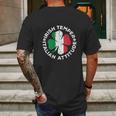 Irish Temper Italian Attitude St Patricks Day Gift Mens Back Print T-shirt Gifts for Men