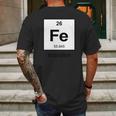 Iron Fe Mens Back Print T-shirt Gifts for Men