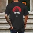 Itachi Uchiha Red Moon Naruto Mens Back Print T-shirt Gifts for Men