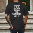 Its A Bentley Thing You Wouldnt Get It - Family Last Name Mens Back Print T-shirt Gifts for Men