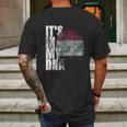 Its In My Dna Iraqi Islamic Persian Gifts Iraq Flag Mens Back Print T-shirt Gifts for Men