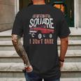 If Its Not Square I Dont Care Funny Squarebody Vintage Mens Back Print T-shirt Gifts for Men