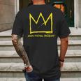 Jean Michel Basquiat Crown Art Mens Back Print T-shirt Gifts for Men