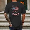 Jeep 4Th Of July American Flag Independence Mens Back Print T-shirt Gifts for Men