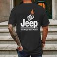 Jeep - Just Empty Every Pocket 1 Mens Back Print T-shirt Gifts for Men