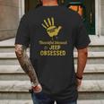 Jeep Obsessed Jeep Shirt Mens Back Print T-shirt Gifts for Men