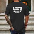 Jeep Basic And Simple Mens Back Print T-shirt Gifts for Men