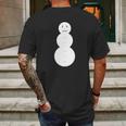 Jeezy Snowman Shirt Mens Back Print T-shirt Gifts for Men