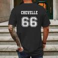 Jersey Style Chevelle 66 1966 Mens Back Print T-shirt Gifts for Men